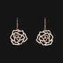 18k Wire Bloom Earrings