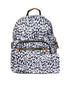 Hiveaxon Blue & Beige Printed Backpack