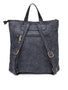 Hiveaxon Navy Blue Textured Backpack