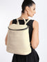 Hiveaxon Beige Backpack